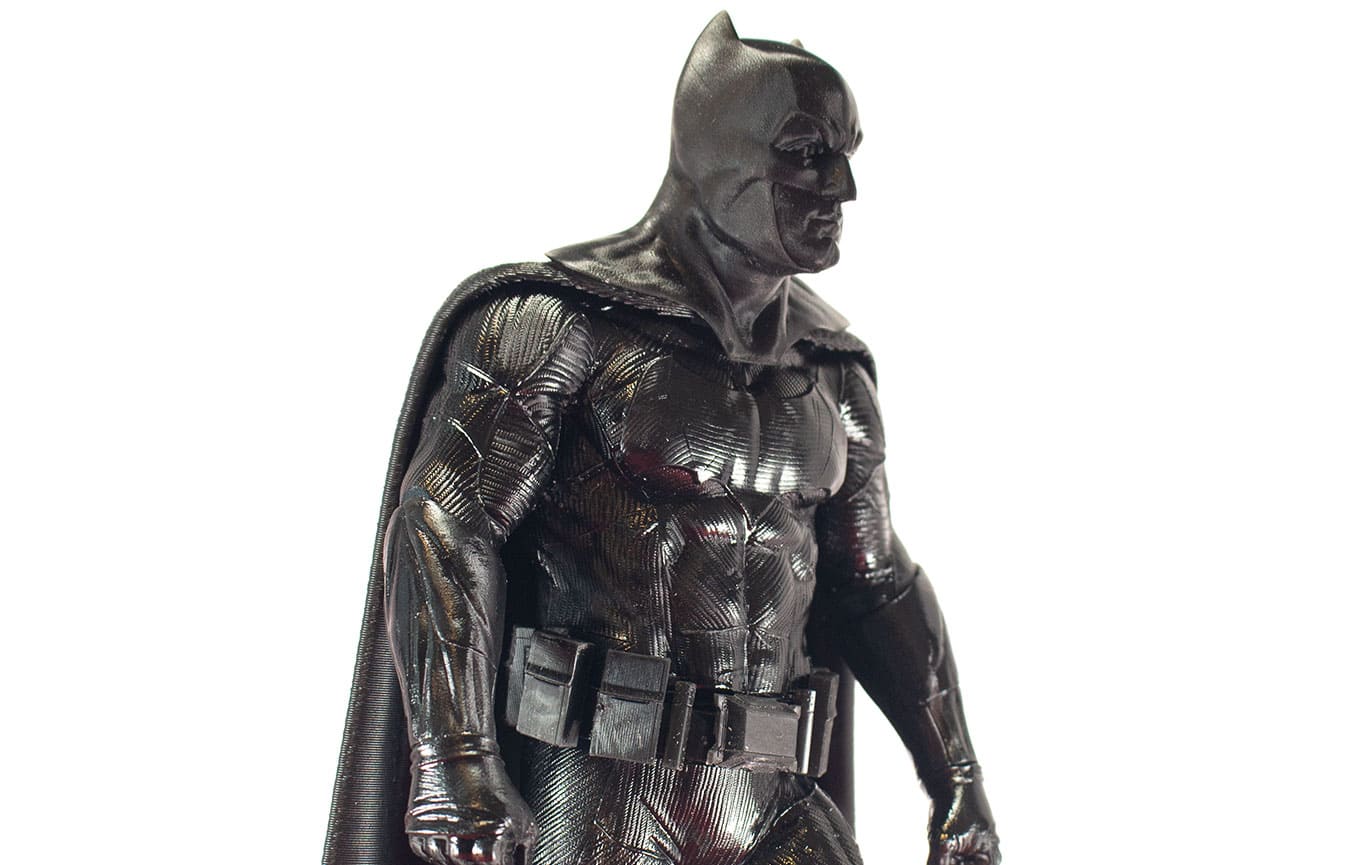 Batman figurine from side
